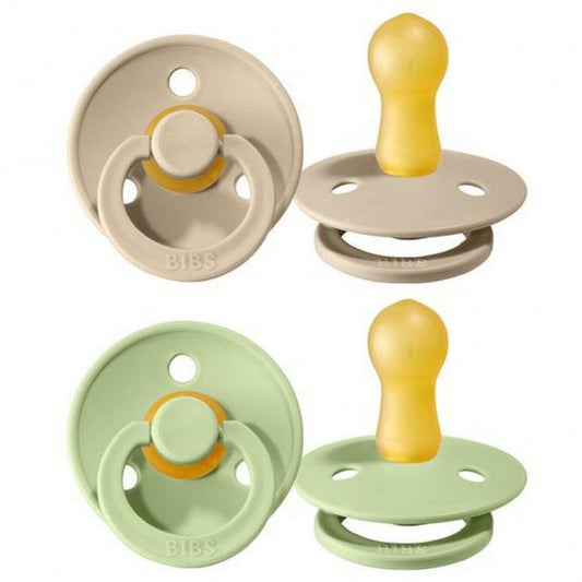 Bibs Colour Pacifier 2pc - Sand / Pistachio