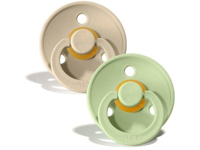 Bibs Colour Pacifier 2pc - Sand / Pistachio