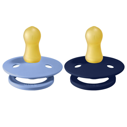 Bibs Pacifier 2pc - Sky Blue / Deep Space