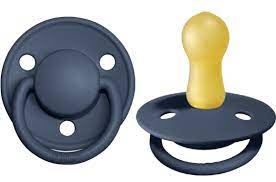 Bibs Pacifier De Lux - Steel Blue