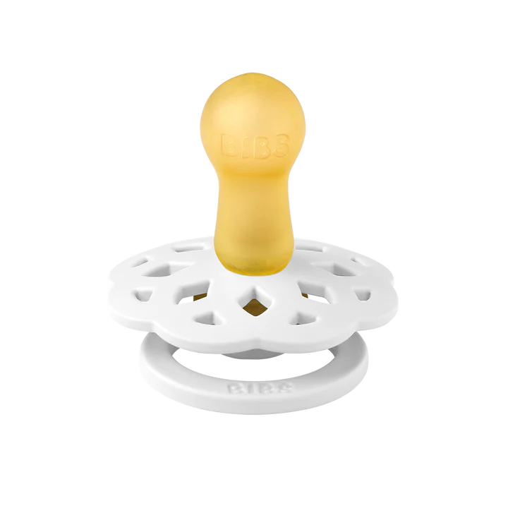 Bibs Pacifier Boheme (2 Pack) - White / Sunshine