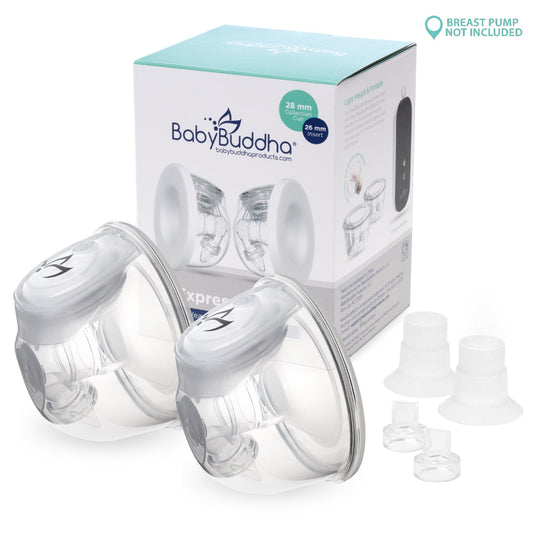 BabyBuddha Hands-Free Breast Pump Collection Cups (22/24 mm)