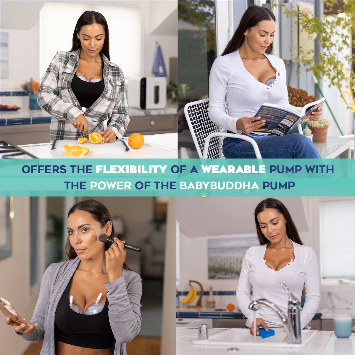 BabyBuddha Hands-Free Breast Pump Collection Cups (22/24 mm)