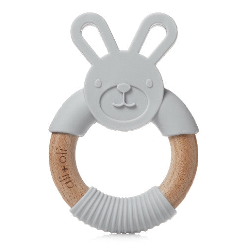 Bunny Teether - Grey