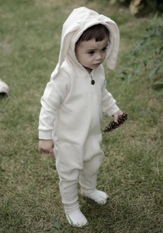 بدلة أرنب من لالا - أبيض