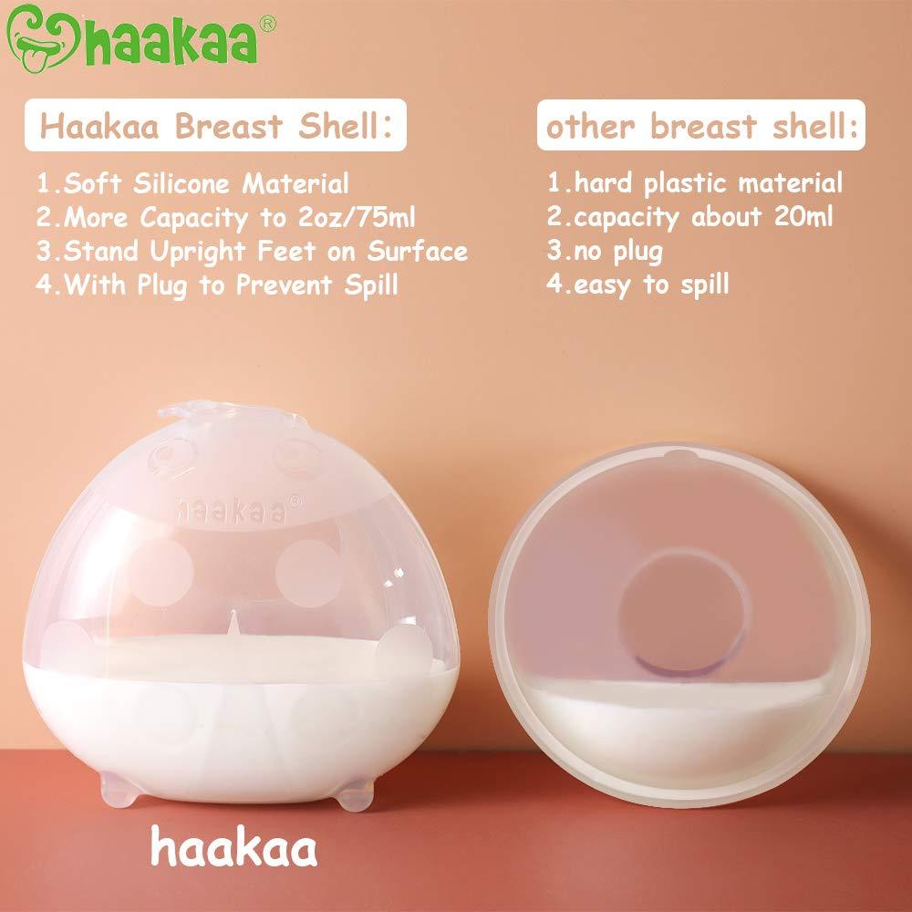 Haakaa Ladybug Breast Milk Collector - 2x75 ML + Storage Bag