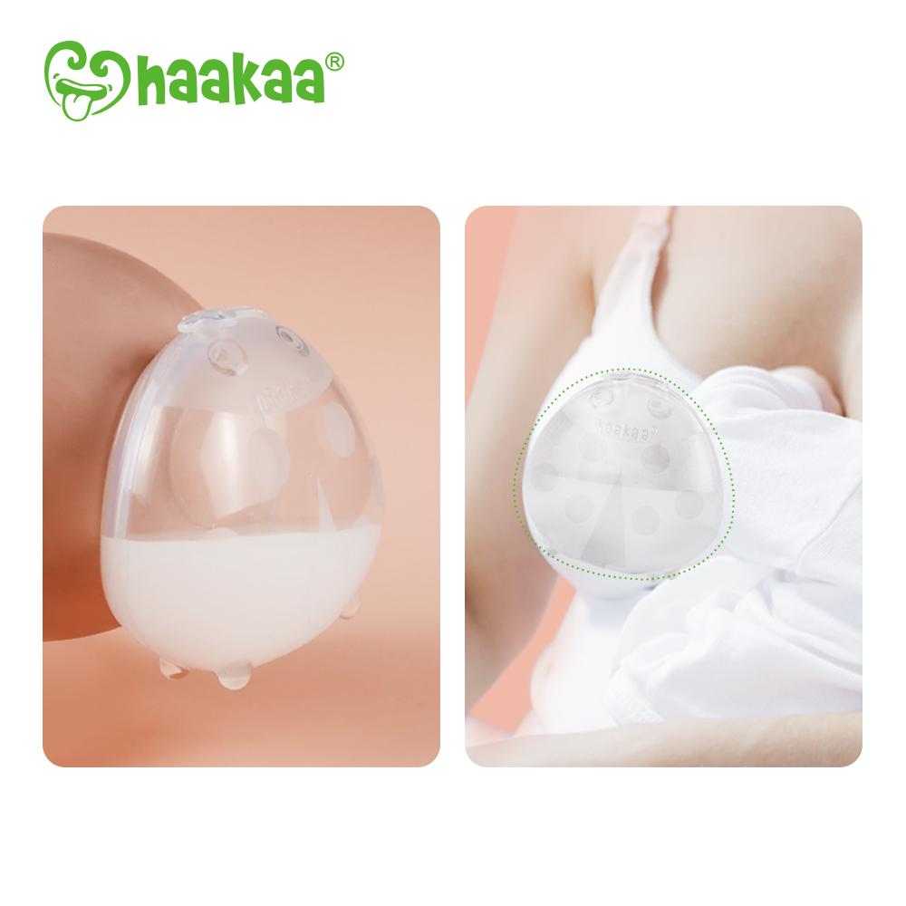Haakaa Ladybug Breast Milk Collector - 2x75 ML + Storage Bag