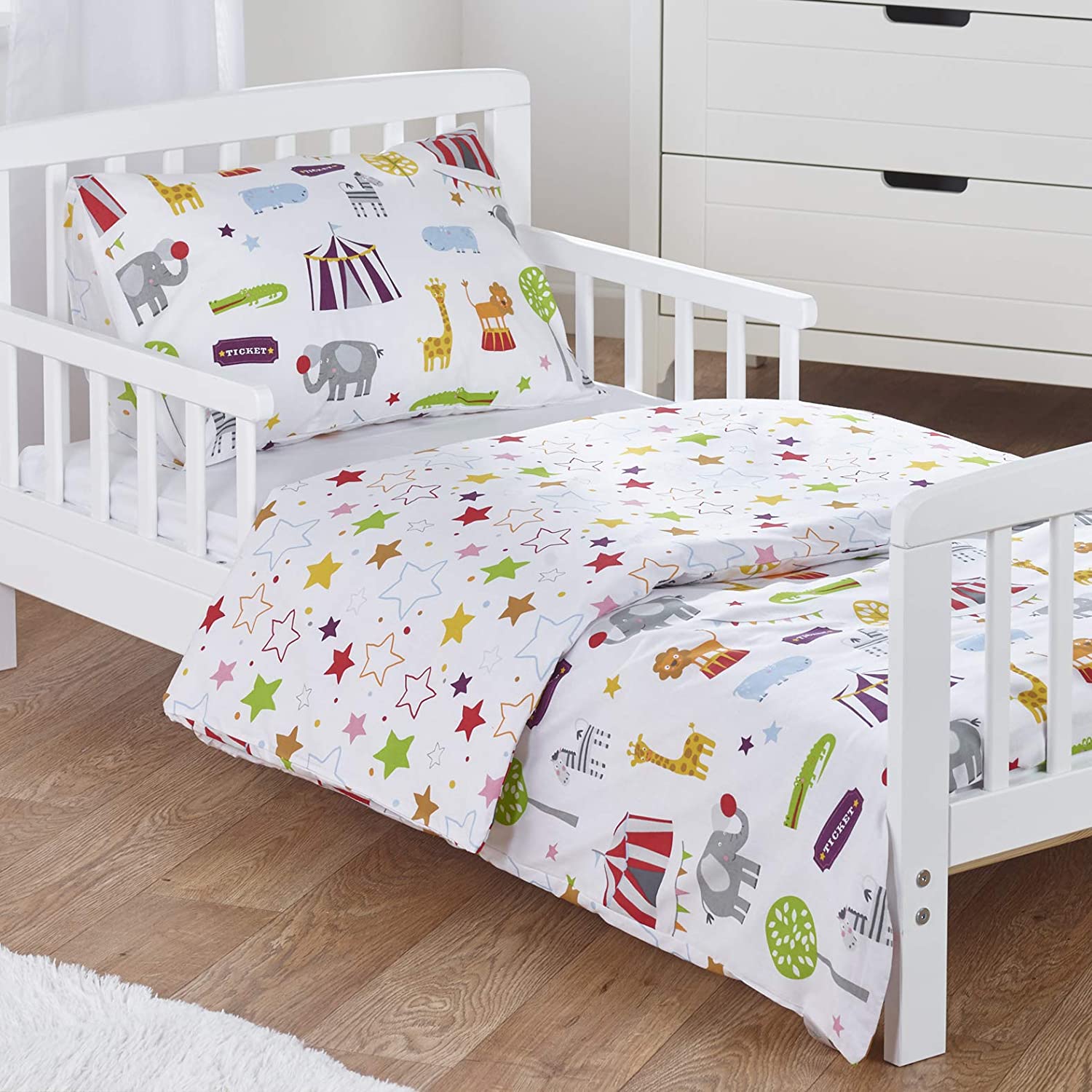Kinder Valley 3Pc Toddler Bedding Set - Circus Friends