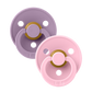 Bibs Colour Pacifier 2pc - Lavender / Baby Pink