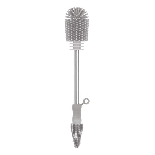 Haakaa Double-Ended Silicone Bottle Brush - Grey