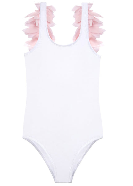 Stella Cove Tank With Petals Swimsuit Pink – B FOR BABY