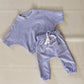 Tiny Trove Romy French Terry Lounge Set - Lilac