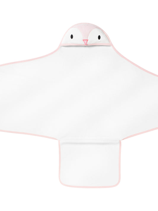 Tommee Tippee Splashtime Newborn Swaddle Dry Towel - Pink