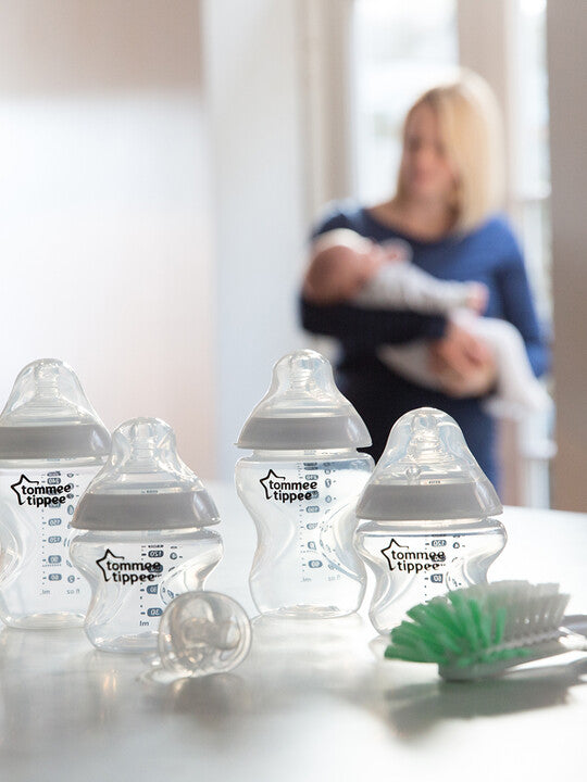 Tommee Tippee Feeding Bottle Kit, Starter Set - Clear