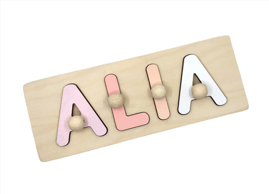 Wooden Name Puzzle - Alia