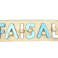 Wooden Name Puzzle - Faisal