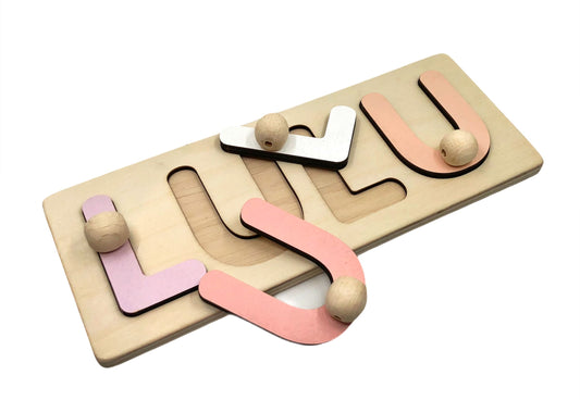 Wooden Name Puzzle - Lulu