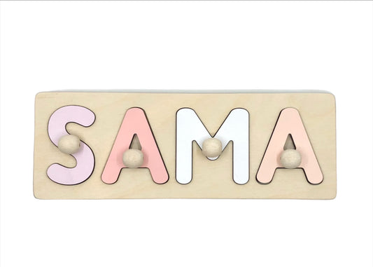 Wooden Name Puzzle - Sama
