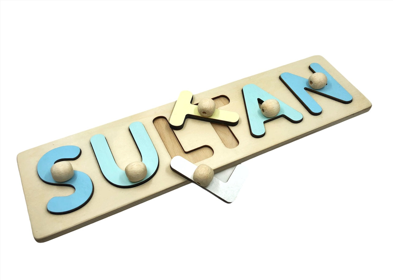 Wooden Name Puzzle - Sultan