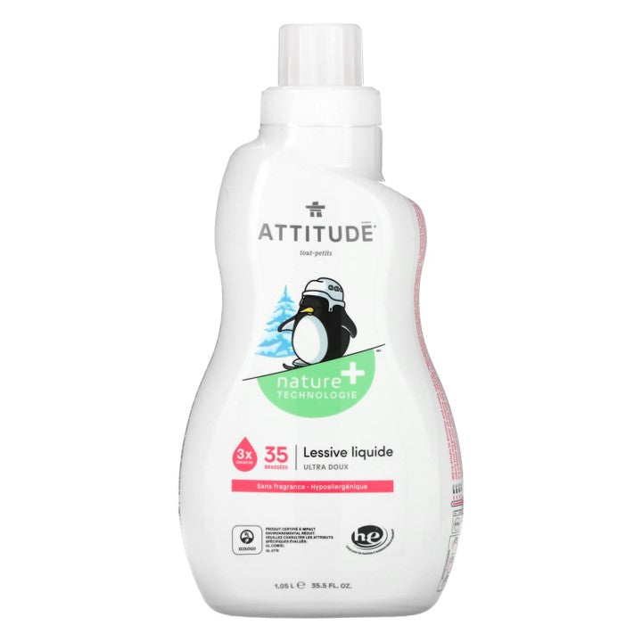 Attitude Baby Laundry Detergent 1.05L (35 Loads) - Fragrance Free