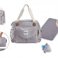 Beaba Geneva II Changing Bag Play Print - Grey/Coral