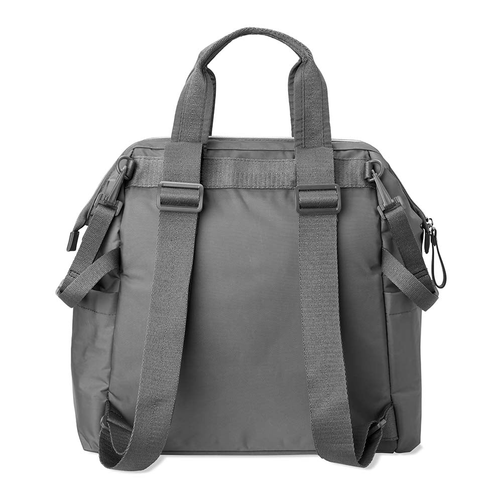 SkipHop Main Frame Diaper Backpack - Charcoal