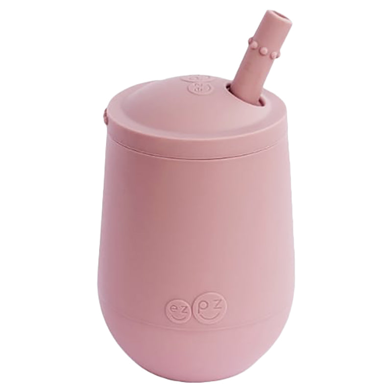 Ezpz Mini Cup + Straw Training System - Blush