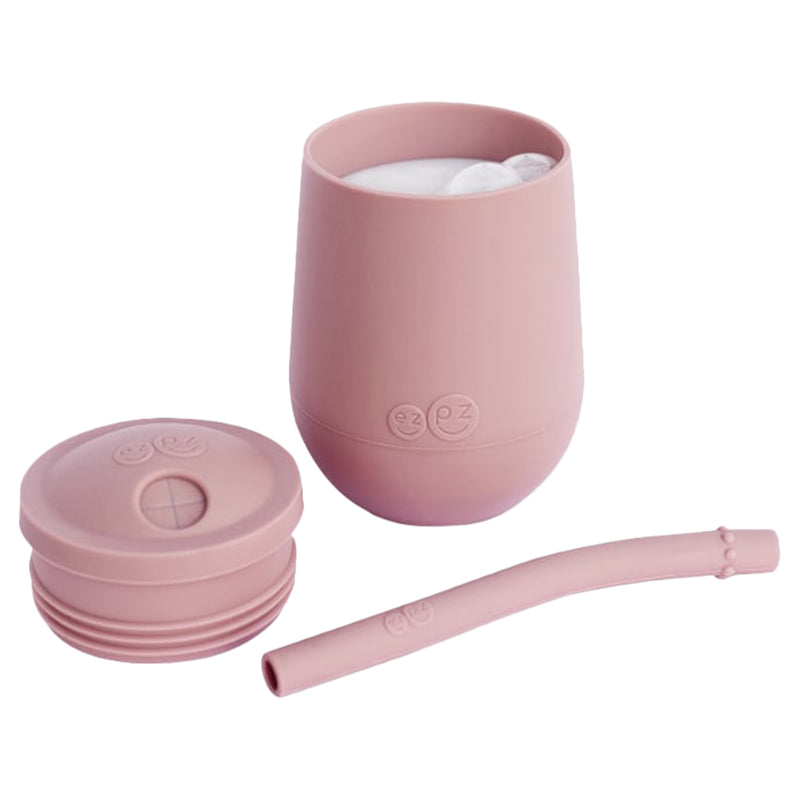 Ezpz Mini Cup + Straw Training System - Blush