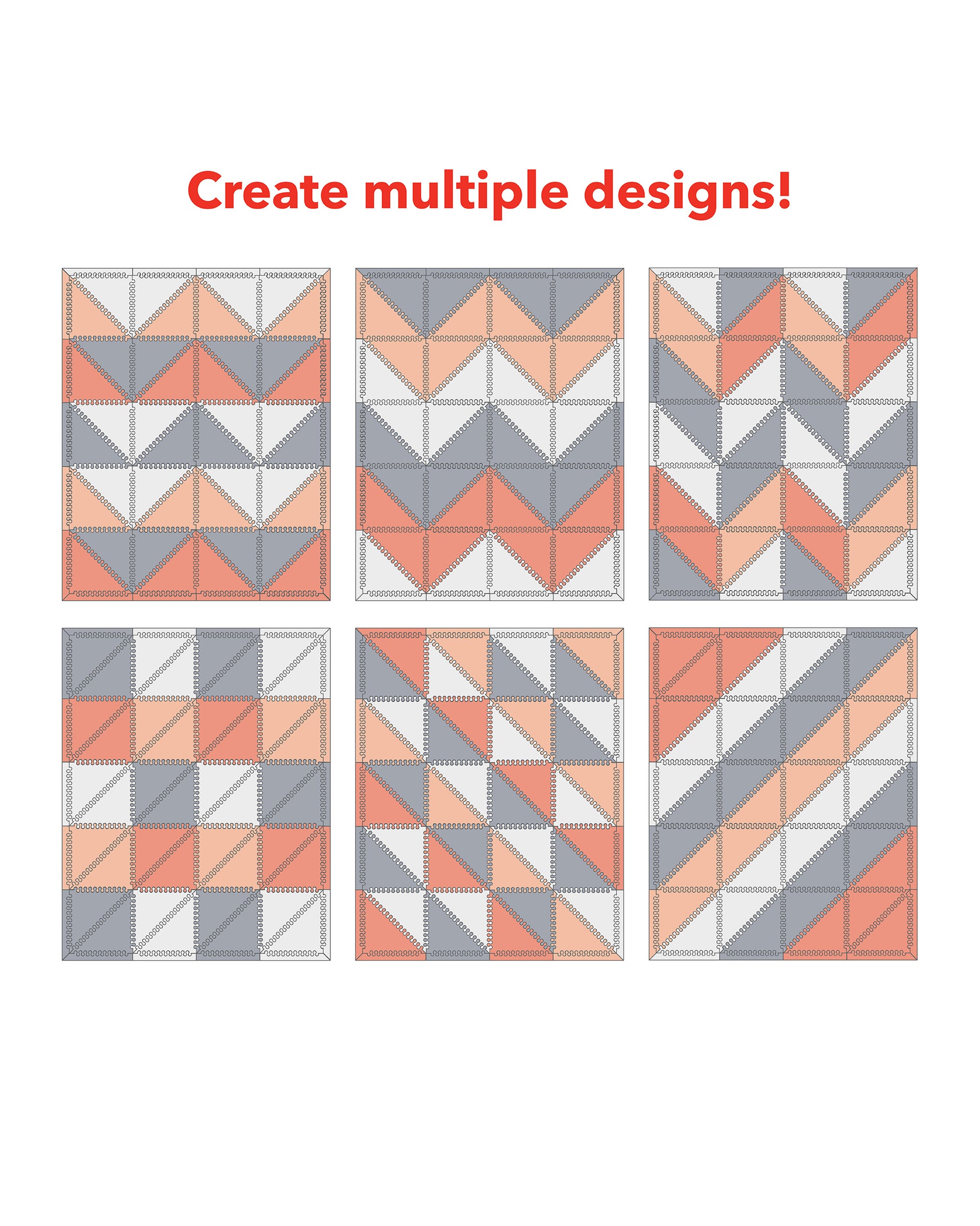 SkipHop Playspot Geo Floor Tiles Grey Peach B FOR BABY KSA