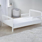 سرير سيدني + فرشة من كيندر فالي - أبيض